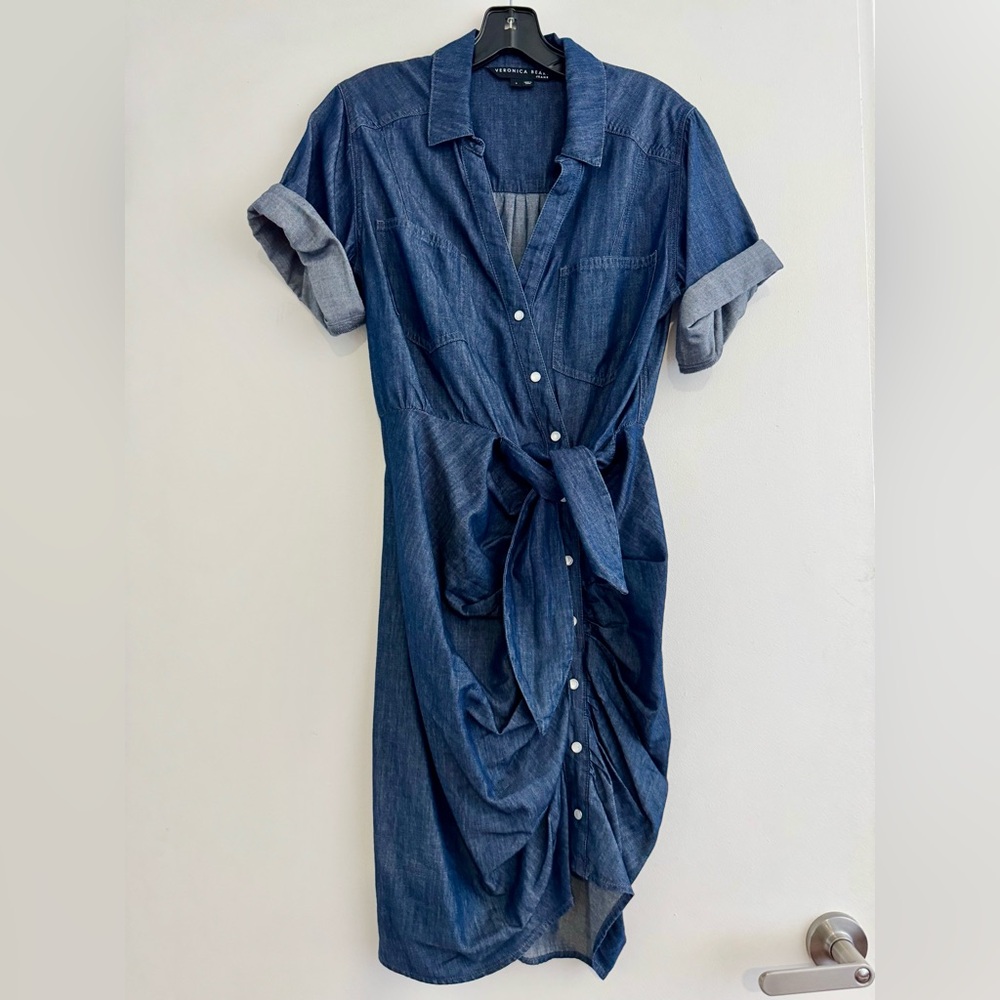 Veronica Beard Blue Denim Dress
